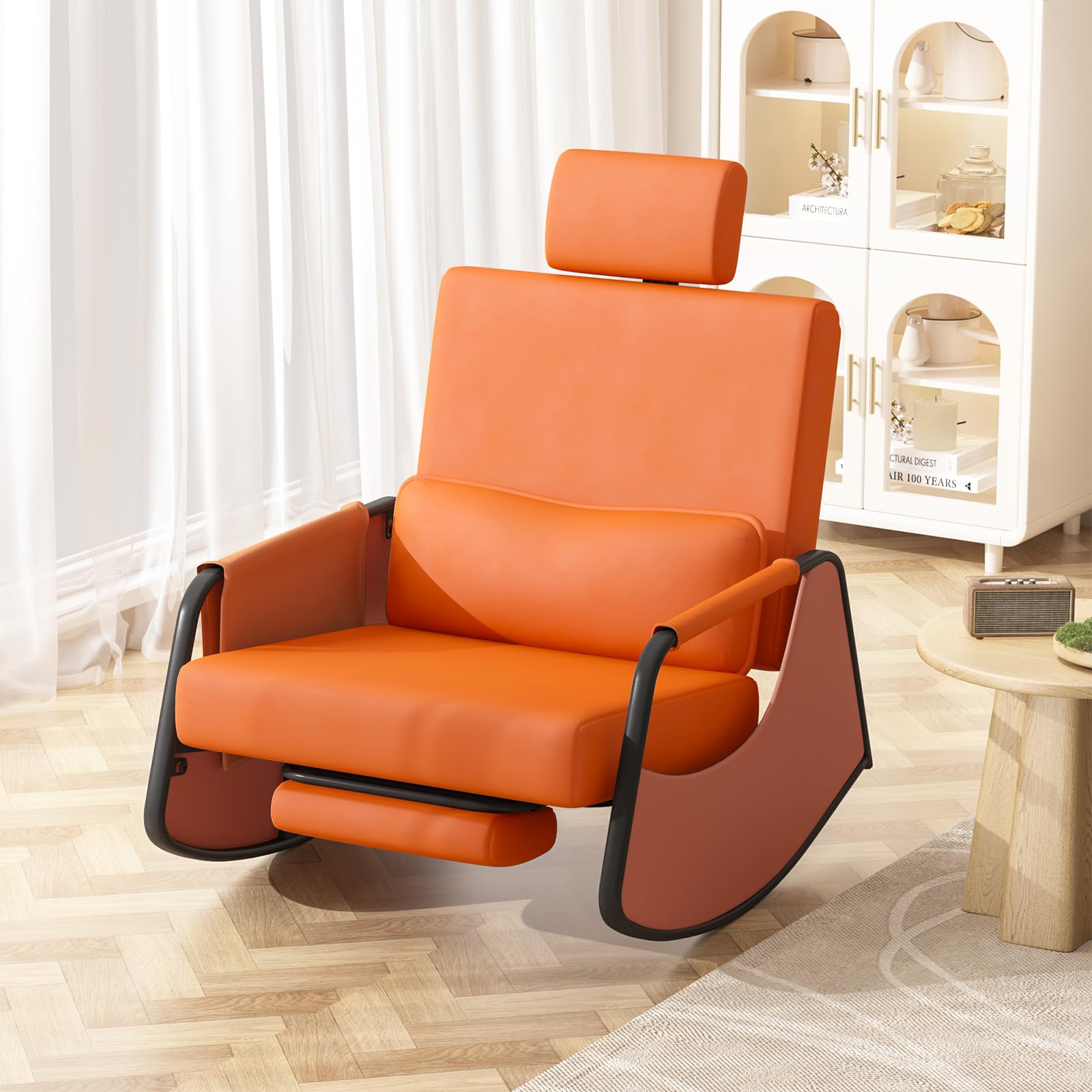 U-MAX Rocking Chair, Nursery Glider Rocking Recliner Chair